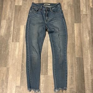 Levi 721 High Rise Ankle Skinny